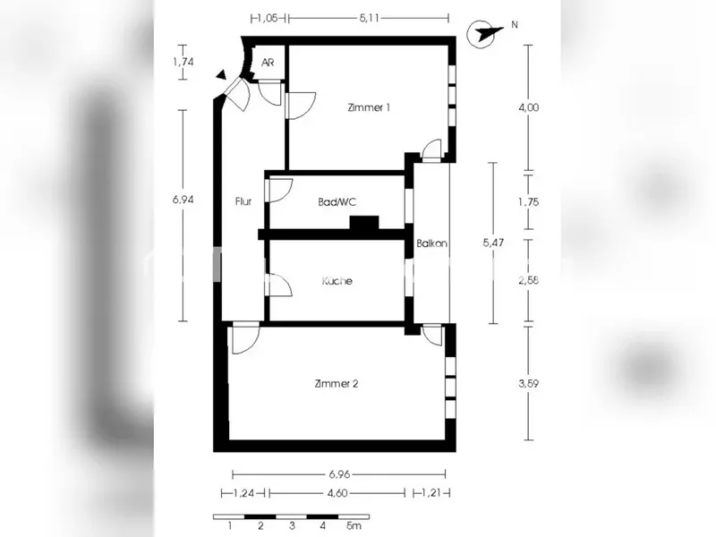 Tauschwohnung: Große Whg, Kunger Kiez, nur Landeseigene Whg/Genossenschaft — photo 1